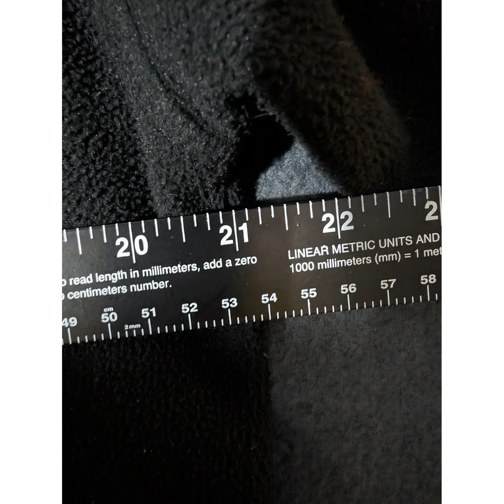 North Face Jacket Mens Small Black Full Zip Fleece Polartec Outdoors Hiking Warm